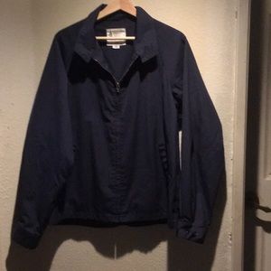 Vintage London Fog Windbreaker-Navy Blue